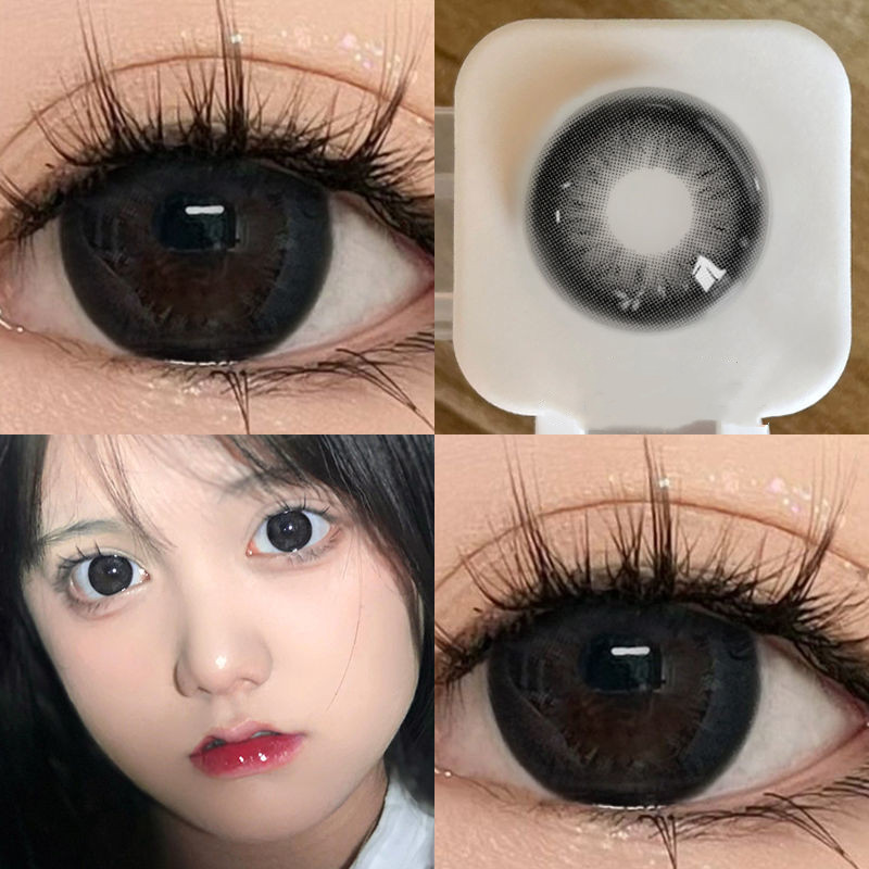 Amber Black Prescription Yearly Contact Lenses